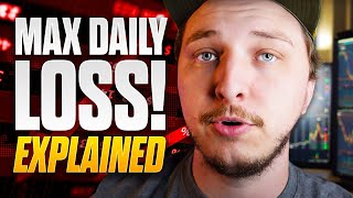 HOW TO SET A STOP LOSS IN DAY TRADING | MAX DAILY LOSS EXPLAINED*