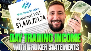 How Much Money Do Day Traders Make Per Year? | Broker Statements To Prove | +$1,440,721.74 In 2022*